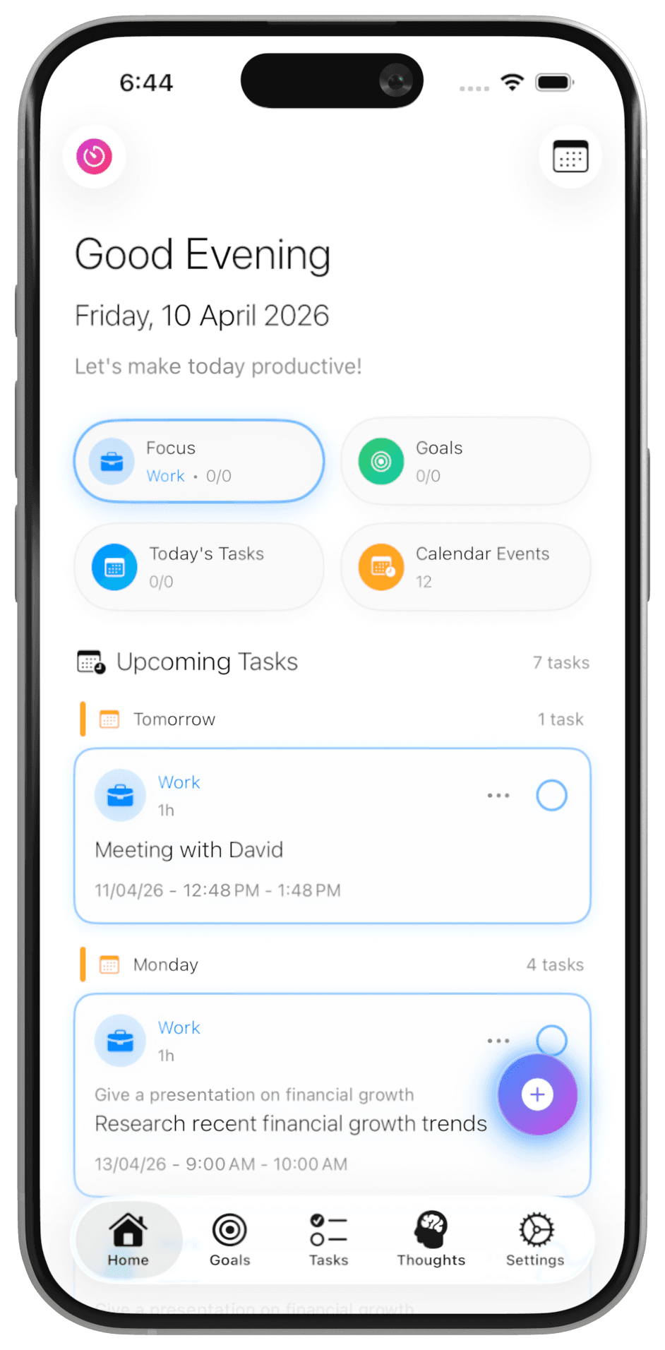 Telion App - AI Focus Planner